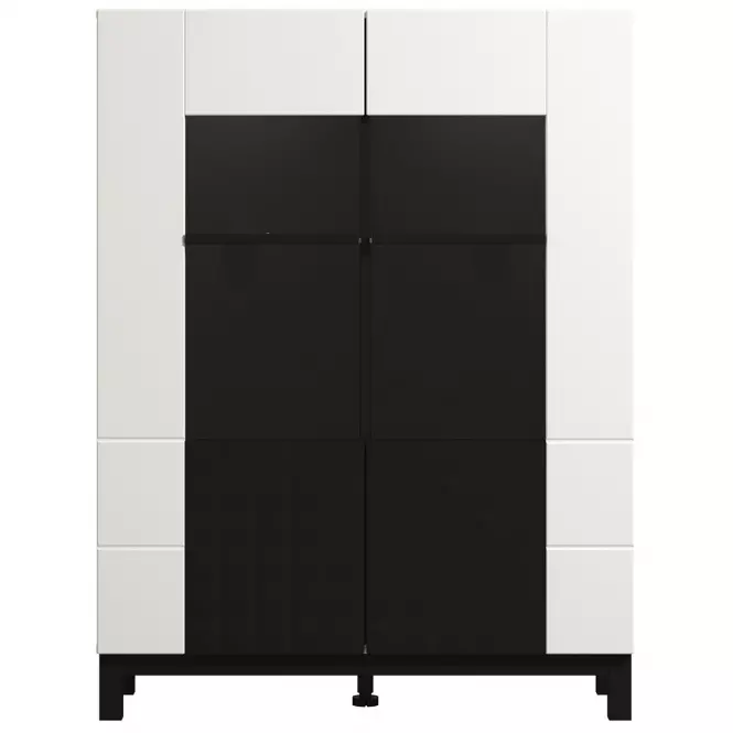 Vitrin Sarthe 2k Fehér/Fekete 11013674