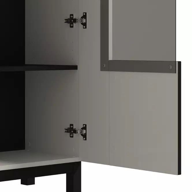 Vitrin Sarthe 2k Fehér/Fekete 11013674