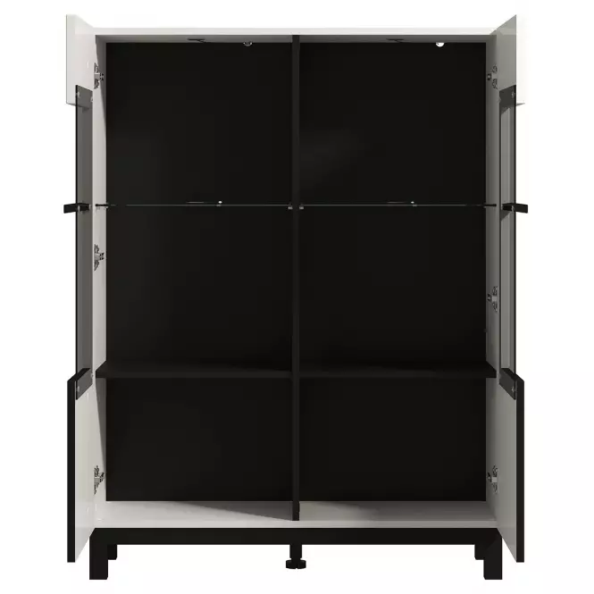 Vitrin Sarthe 2k Fehér/Fekete 11013674
