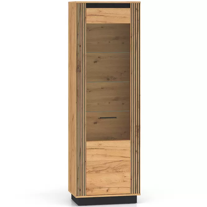 Vitrin Urso 04 Tölgy Craft Aranysárga/Fekete