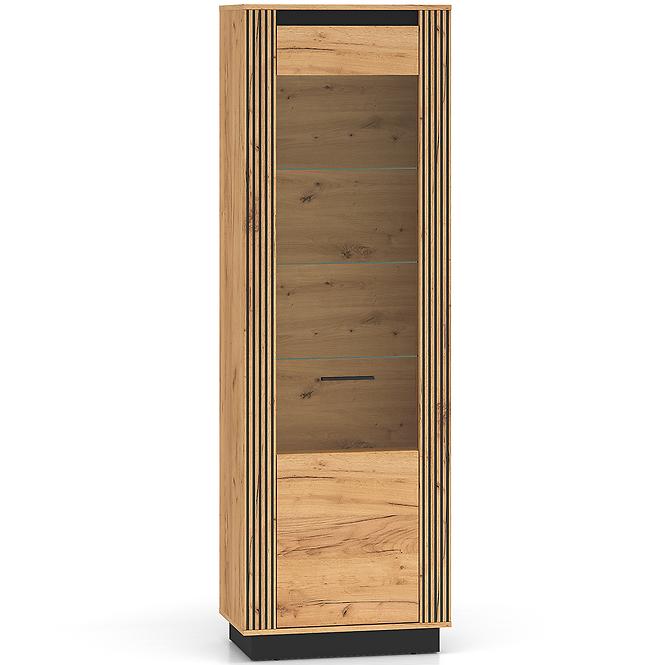 Vitrin Urso 04 Tölgy Craft Aranysárga/Fekete
