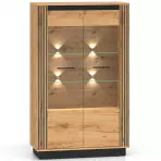Vitrin Urso 05 Tölgy Craft Aranysárga/Fekete