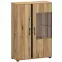 Vitrin 2d3s Kendal C Light + Black