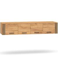 Szekrény Urso 10 4d Tölgy Craft aranysárga/fekete