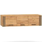 Szekrény Urso 11 3d Tölgy Craft aranysárga/fekete