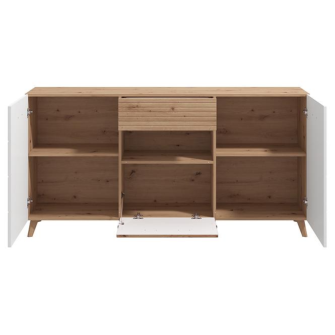 Komód Bretagna Artisan/Fehér 11012052