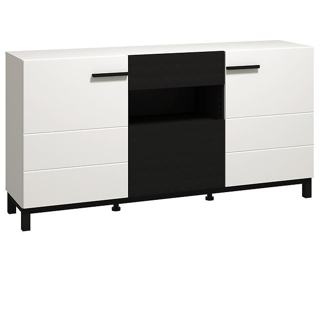 Komód Sarthe Fehér/Fekete 11013676