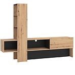 Szekrény Orense Artisan/Fekete 11008243