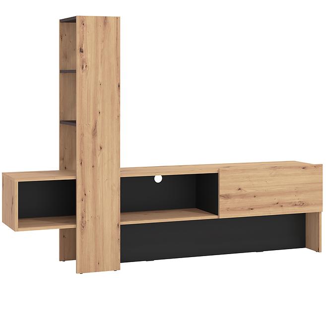 Szekrény Orense Artisan/Fekete 11008243