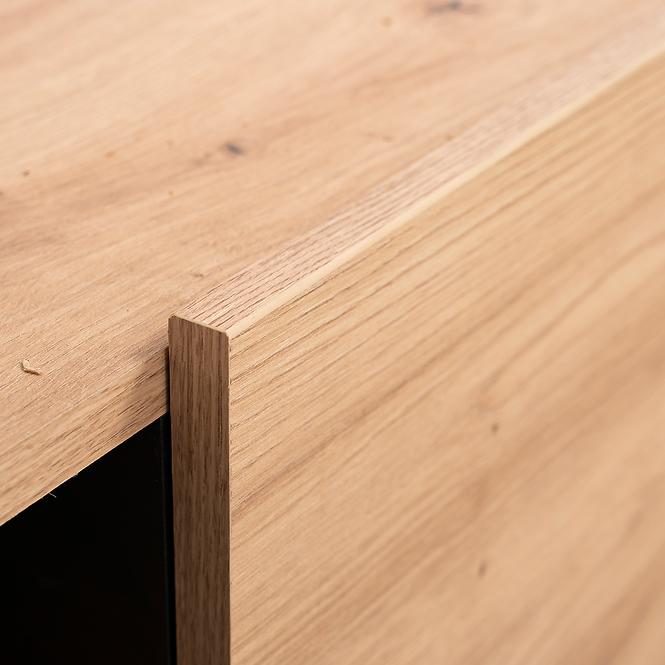 Szekrény Orense Artisan/Fekete 11008243