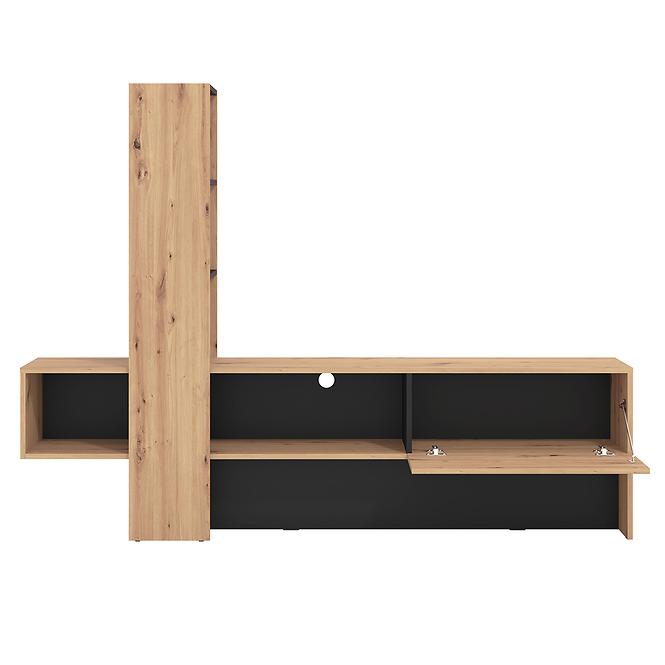 Szekrény Orense Artisan/Fekete 11008243