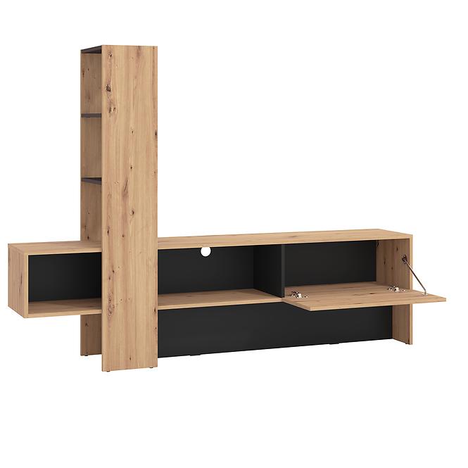 Szekrény Orense Artisan/Fekete 11008243