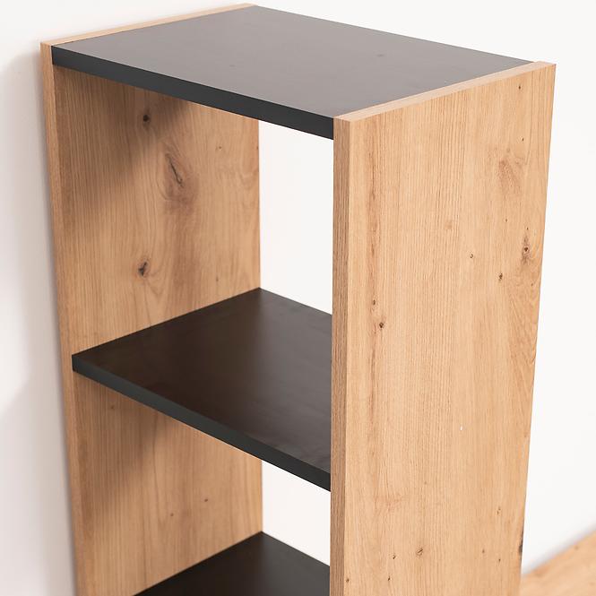 Szekrény Orense Artisan/Fekete 11008243