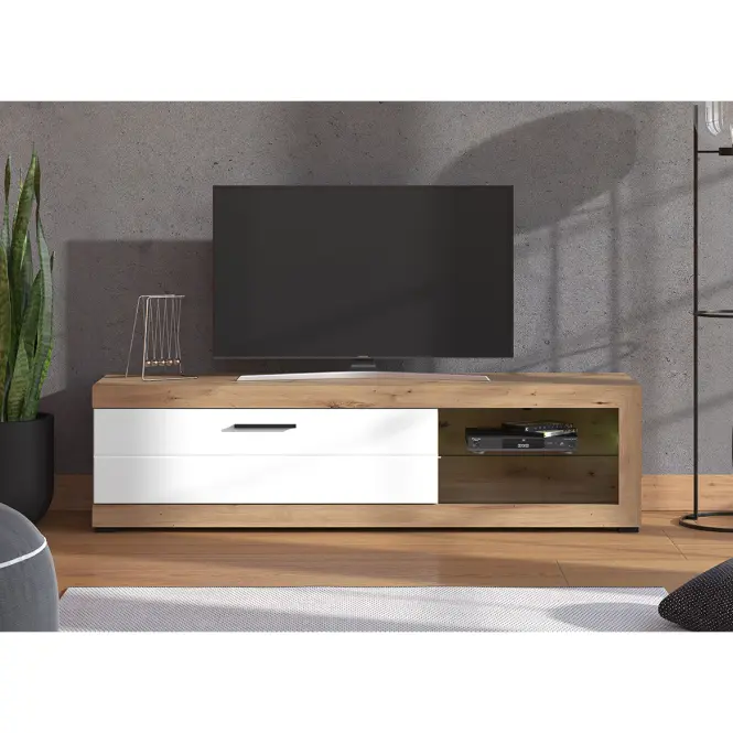 Szekrény Remo Artisan/Fehér 11013493,8