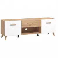 Szekrény Bretagna Artisan/Fehér 11012053