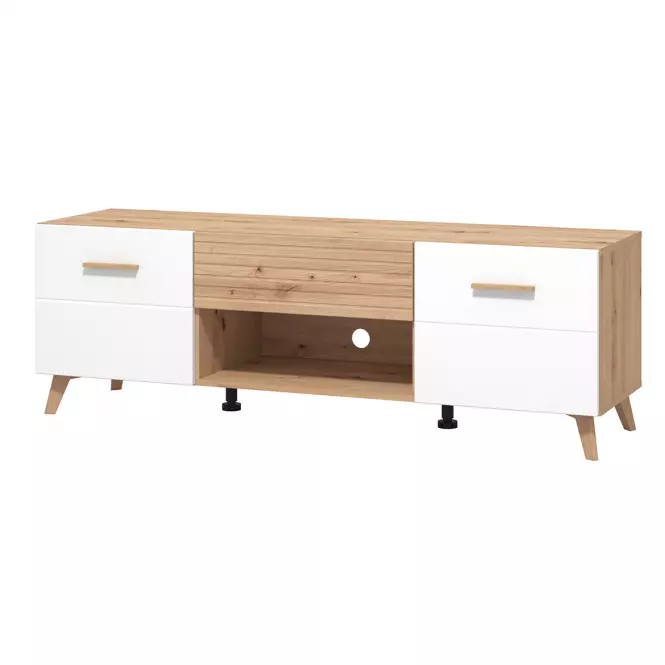 Szekrény Bretagna Artisan/Fehér 11012053,3