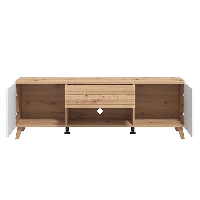 Szekrény Bretagna Artisan/Fehér 11012053