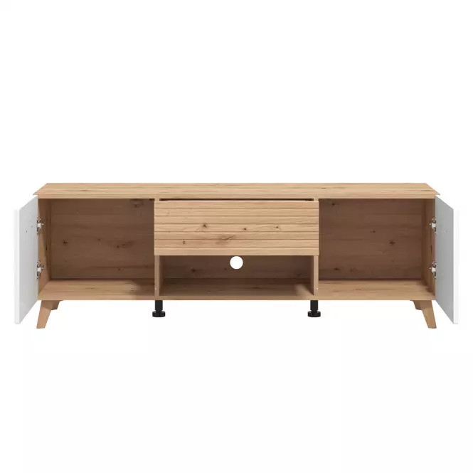 Szekrény Bretagna Artisan/Fehér 11012053,4