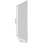 Alsó oldalsó panel Arosa 820x545 fehér,2
