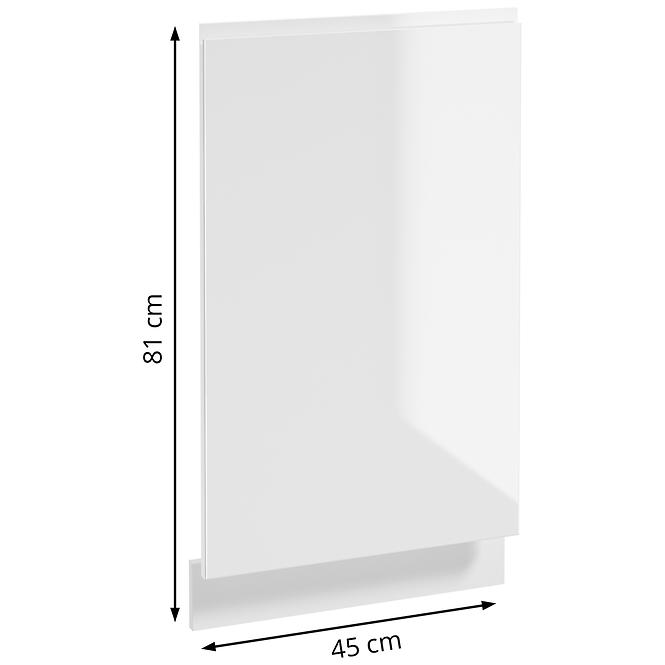 Ajtó mosogatógéphez Paro B45 45x81x2 1D0S fehér,2