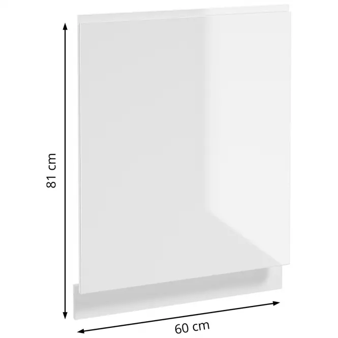 Ajtó mosogatógéphez Paro B60 60x81x2 1D0S fehér,2
