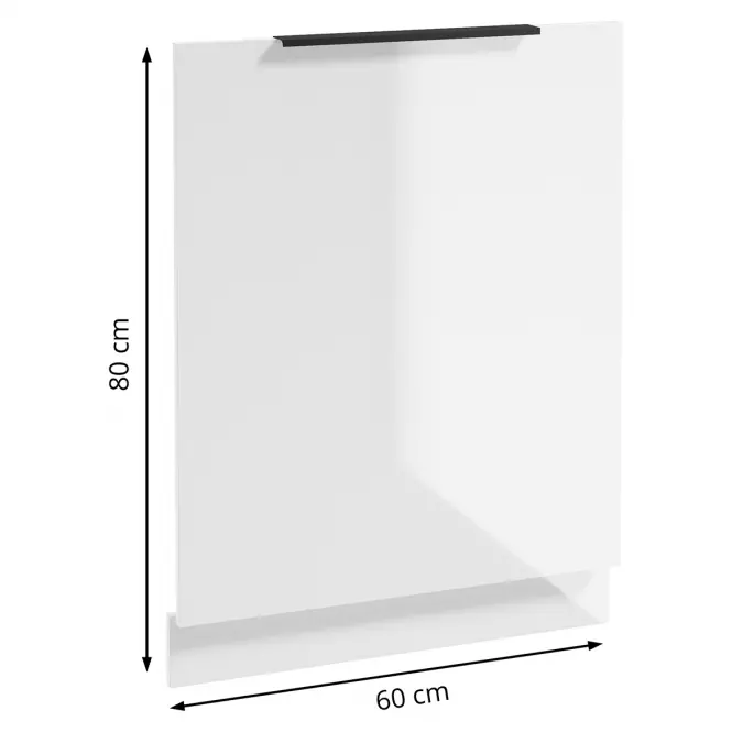 Ajtó mosogatógéphez Basti B60 60x80x2 1D0S fehér