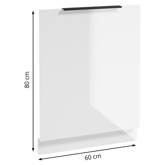 Ajtó mosogatógéphez Basti B60 60x80x2 1D0S fehér