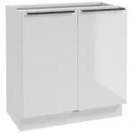 Konyhaszekrény Basti B80 80x84x49 2D1S 4NN fehér
