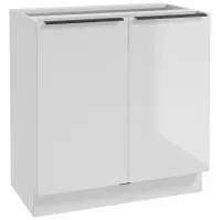 Konyhaszekrény Basti B80 80x84x49 2D1S 4NN fehér