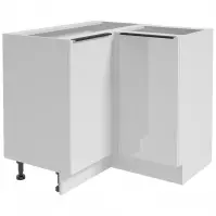 Sarok konyhaszekrény Basti B90 90x84x90 2D0S 8NN fehér