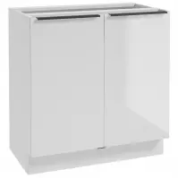 Konyhaszekrény Basti D80 2D1S fehér