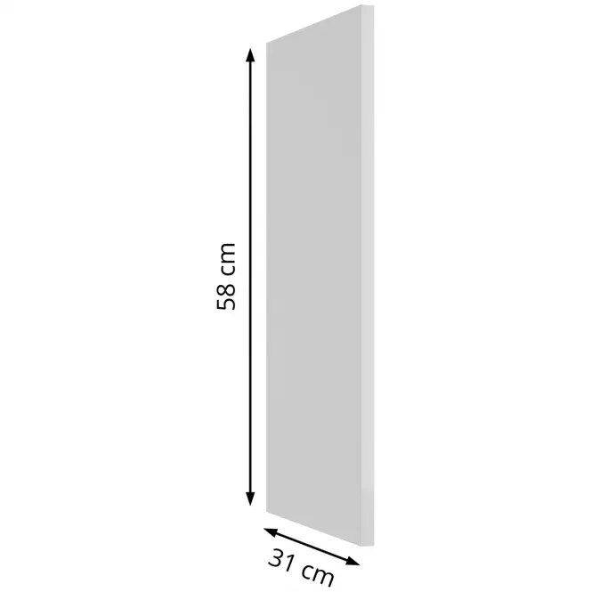 Felső oldalsó panel Arosa 580x290 fehér,2