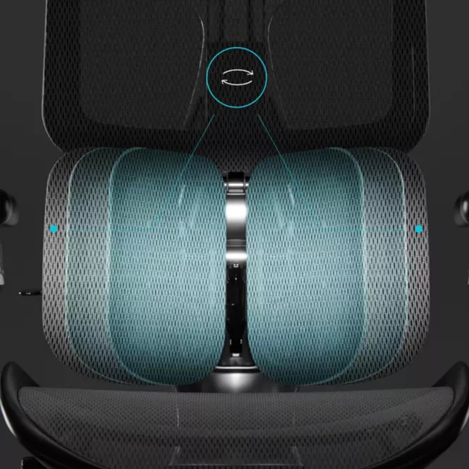 Irodai szék Brave V-Kinetic Fekete