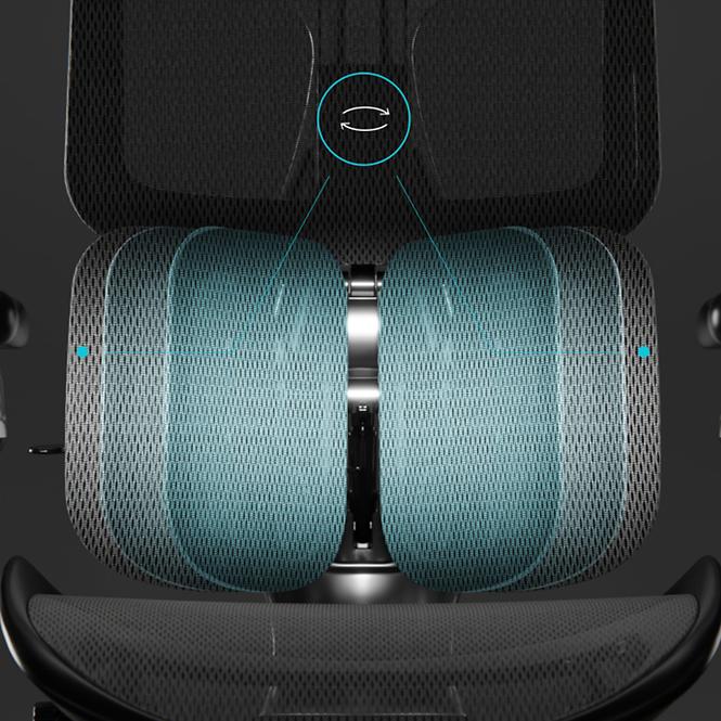 Irodai szék Brave V-Kinetic Fekete