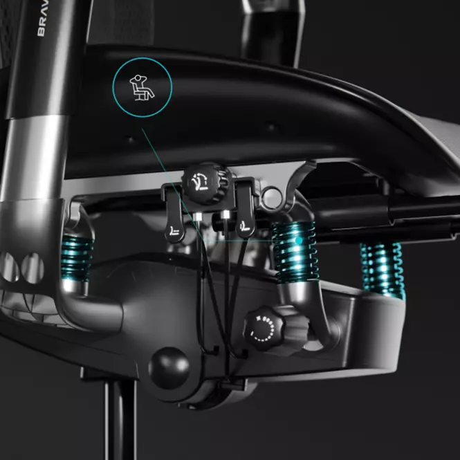 Irodai szék Brave V-Kinetic Fekete