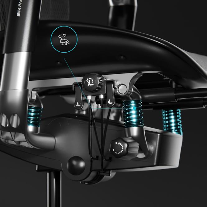 Irodai szék Brave V-Kinetic Fekete