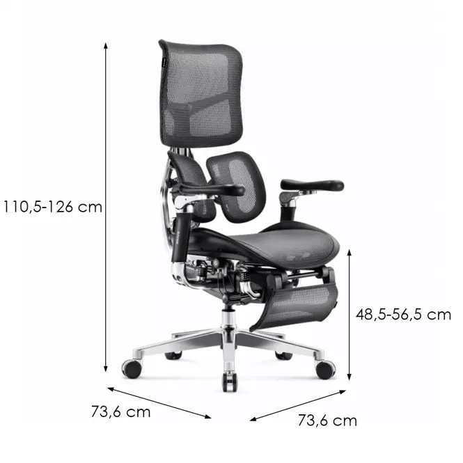 Irodai szék Brave V-Kinetic Fekete,2