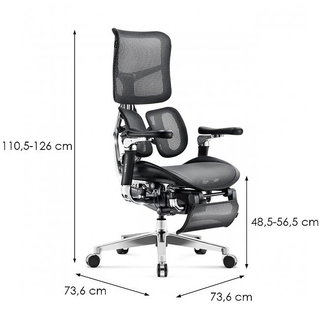 Irodai szék Brave V-Kinetic Fekete,2