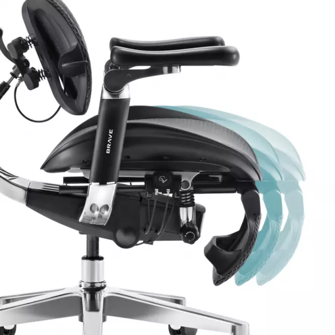 Irodai szék Brave V-Kinetic Fekete,6