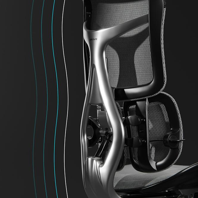 Irodai szék Brave V-Kinetic Fekete