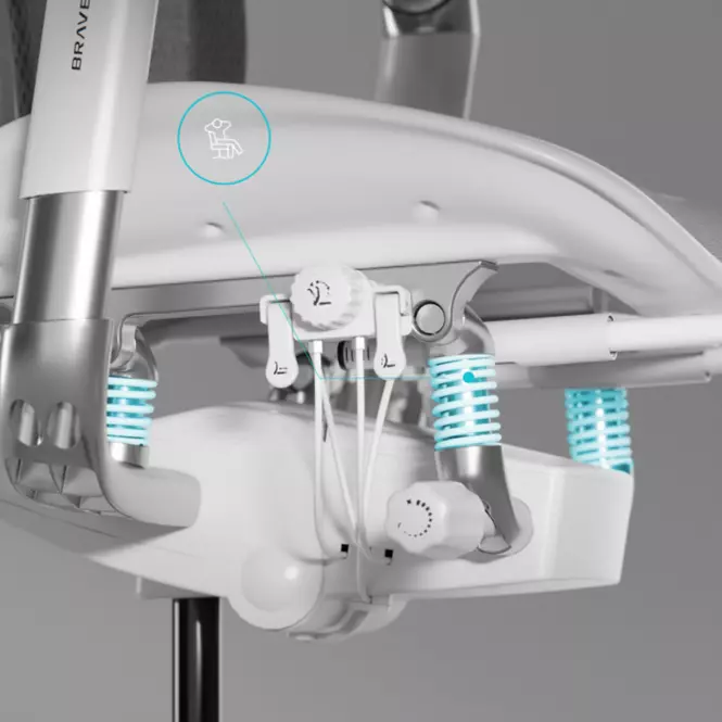 Irodai szék Brave V-Kinetic Šedá,13