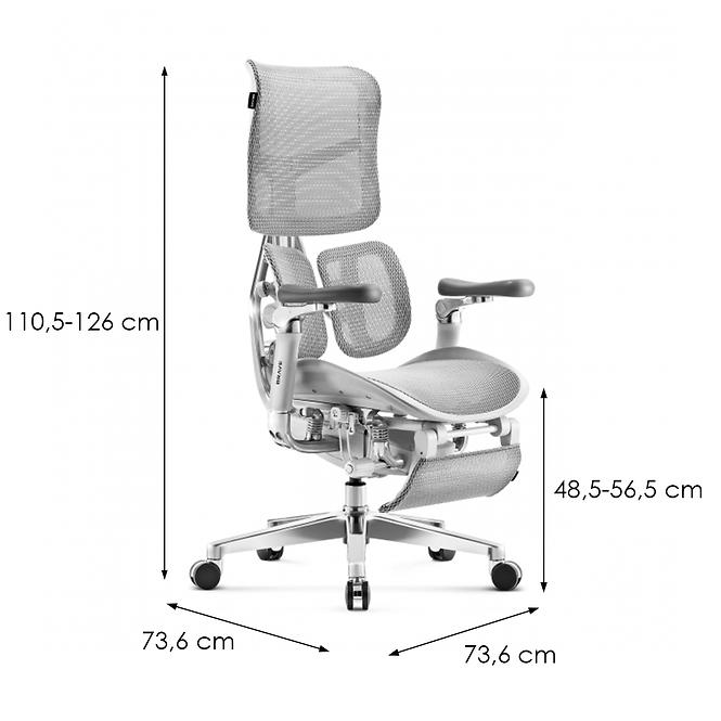 Irodai szék Brave V-Kinetic Šedá,2