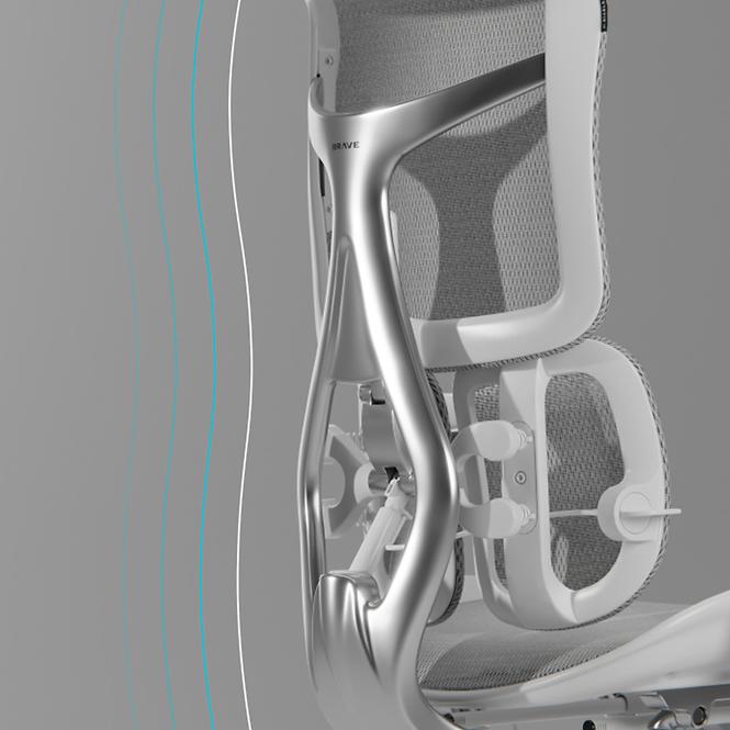 Irodai szék Brave V-Kinetic Šedá