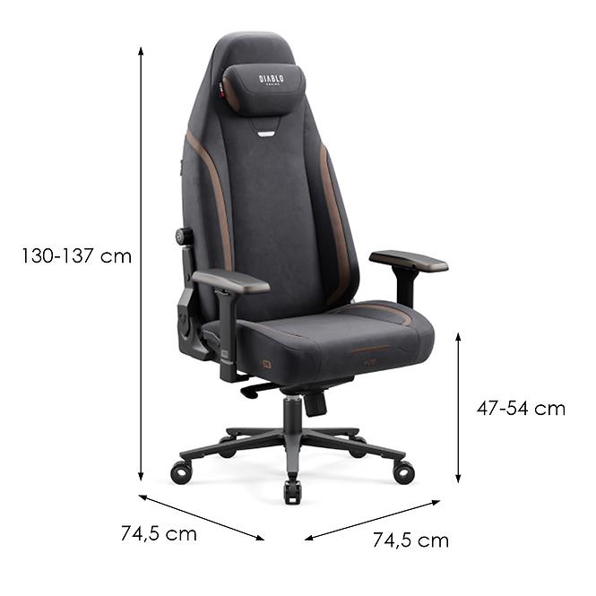 Gamer szék Diablo X-Eye 2.0 Fekete