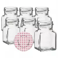 Üvegek 150 ml, 6 db + kupak