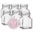 Üvegek 150 ml, 6 db + kupak