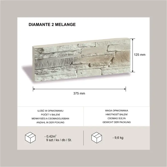 Csempe dekoratív Elbrus 1,4