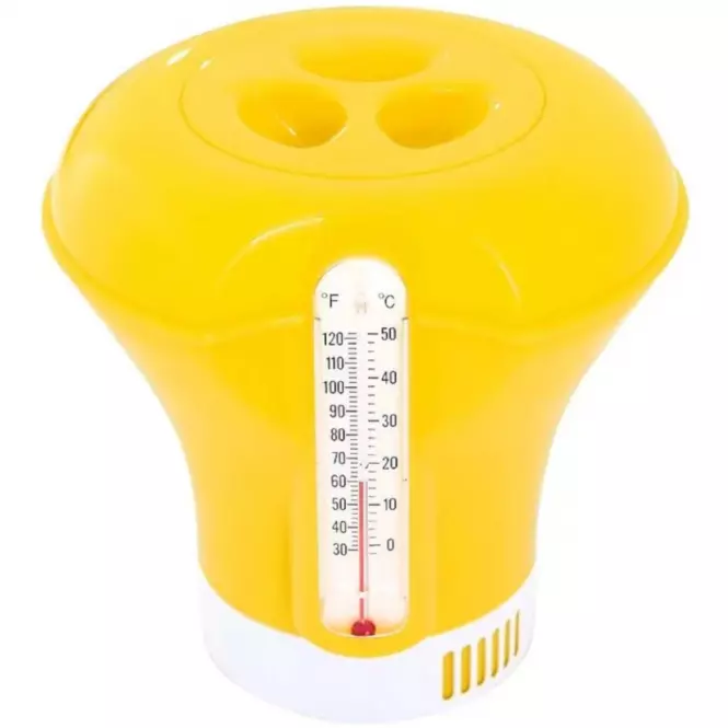 Klóradagoló hőmérővel 18,5CM 58209