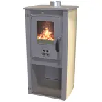 Acél Kályha Space R+ 3,9 kW