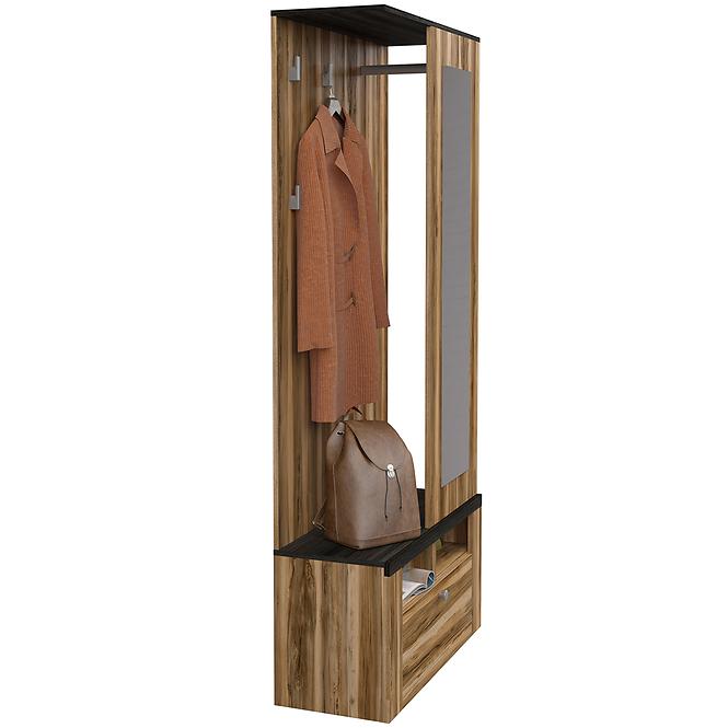 Előszobafal Larona I 14 satin nussbaum